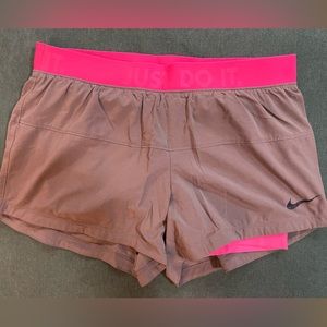 Nike purple / pink running shorts - M